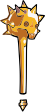 Gold Skull Mace